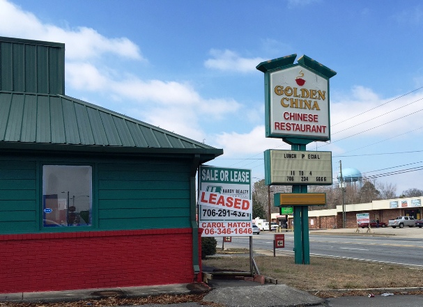 Signs of  life at former Golden China on Shorter Avenue in West Rome on Monday.